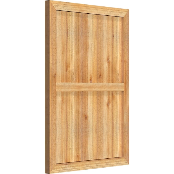 Framed Board-n-Batten Shutters, Rough Sawn Western Red Cedar, 26 7/8W X 38H